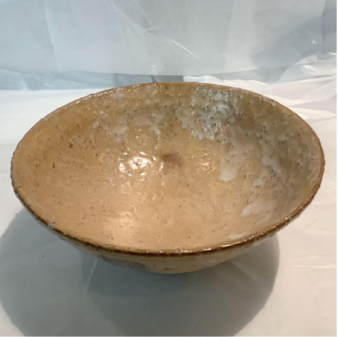 【茶道具】岡田裕作　萩平茶碗