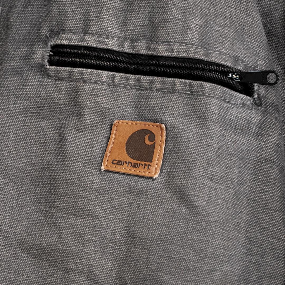 カーハート ダック デトロイトジャケット 2XL フェードブラック　墨黒
