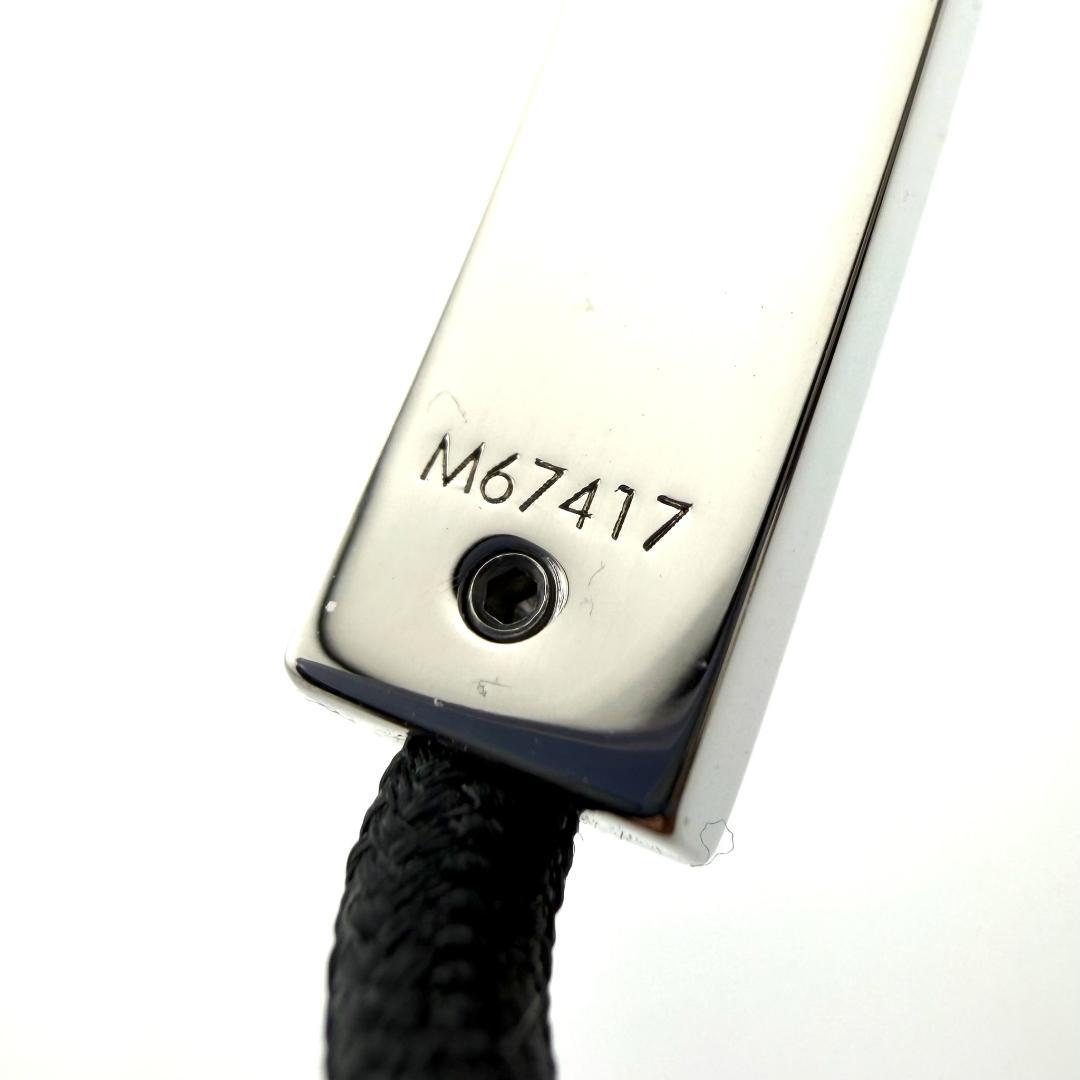 ルイヴィトン M67417 ブラスレ LVスペース メンズ ブレスレット 黒