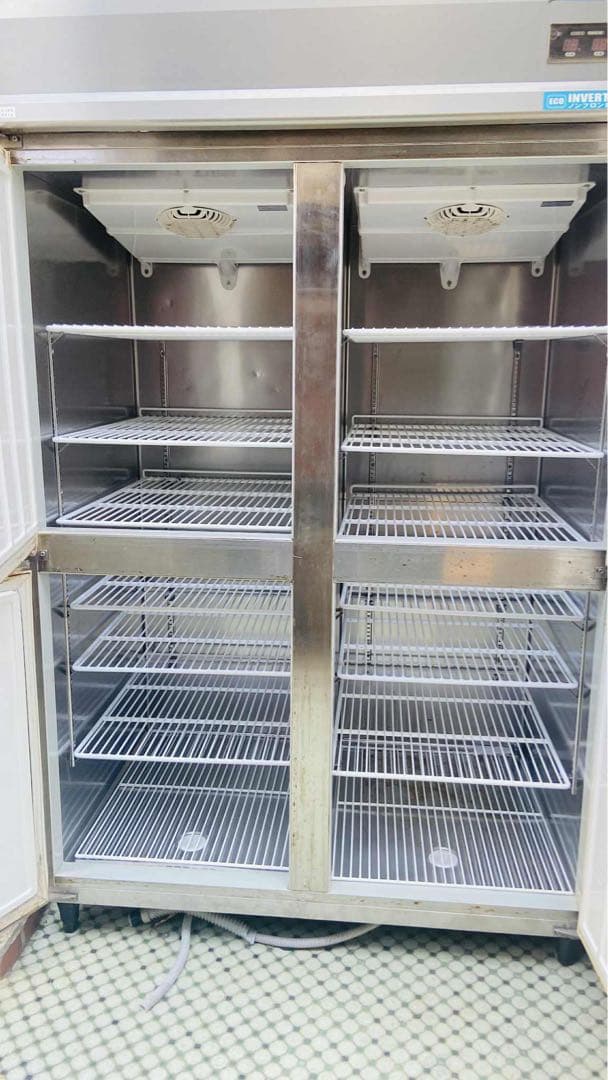 ダイワ 4ドア冷凍庫 ステンレス製