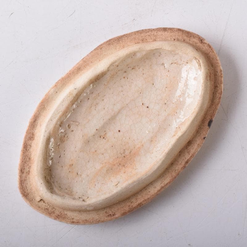 茶道具　瀬戸焼　葵窯　竹里庵　加藤春二作　小牧山　香合　共布共箱　V　7868