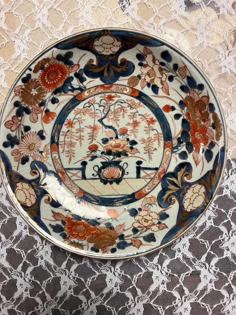 古伊万里　色絵大皿