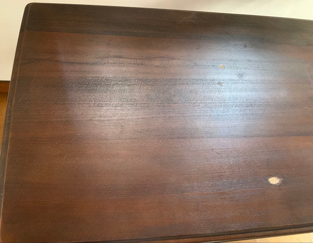 アンティーク ブラウン ダイニングテーブル 食卓 昭和 カリモク家具