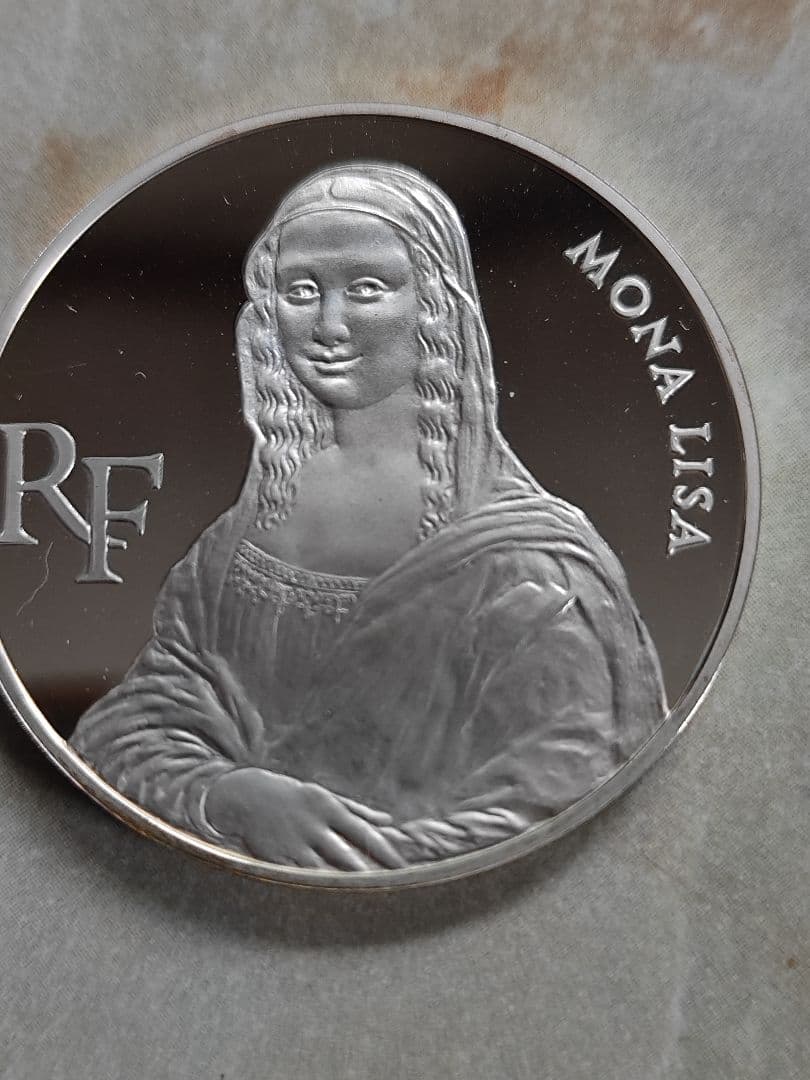 1993年モネドパリ プルーフ銀貨３点セットルーヴル美術館 100フラン