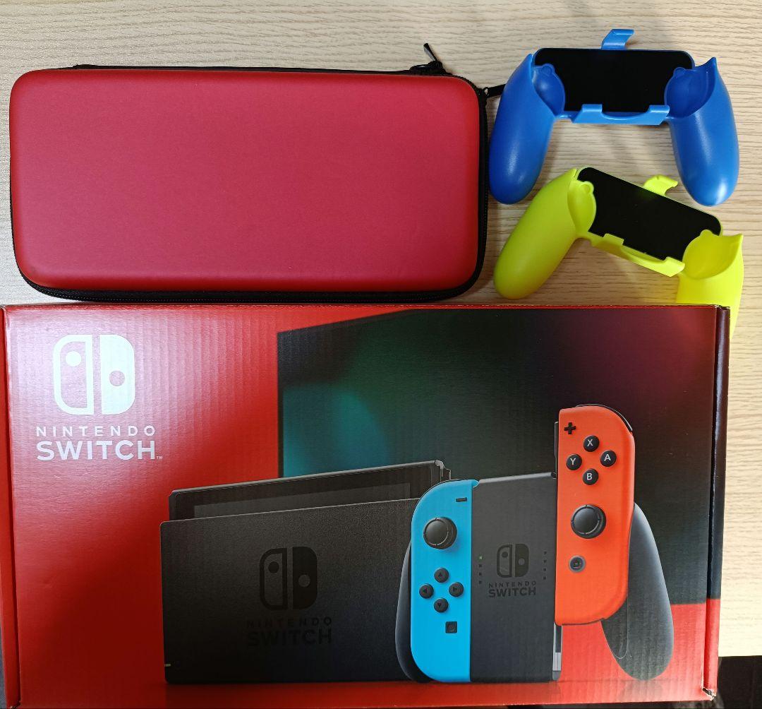 当日発送可★Switch 本体 青/赤 Joy-Con＋おまけ
