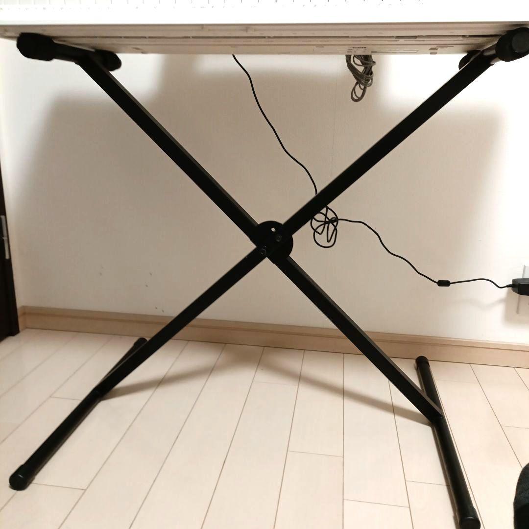 CASIO LK-223 光ナビゲーション 電子キーボード 61鍵 スタンド付き