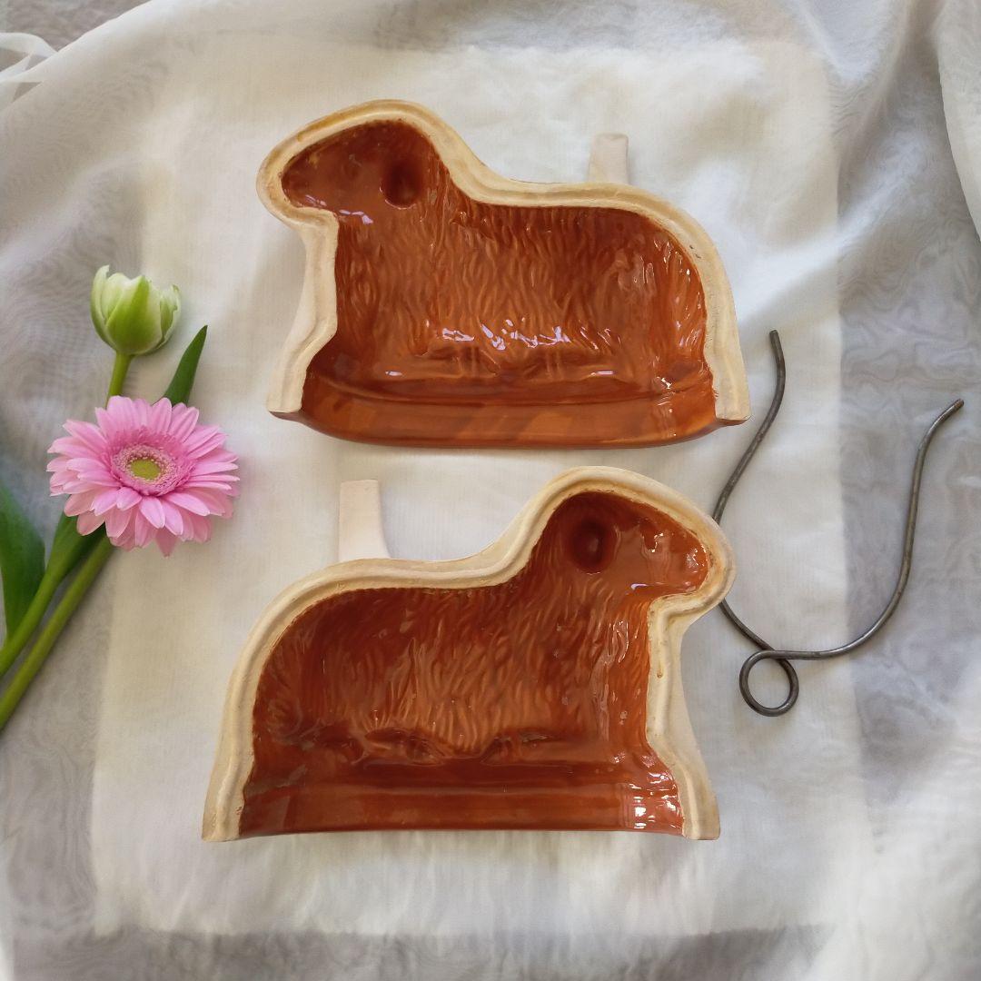 アニョーパスカル　陶製型　アルザス　スフレンハイム焼　焼き型