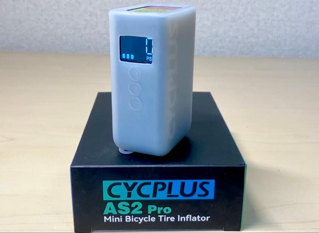 CYCPLUS AS2 Pro 電動 携帯ポンプ 空気入れ 気圧表示機能付き