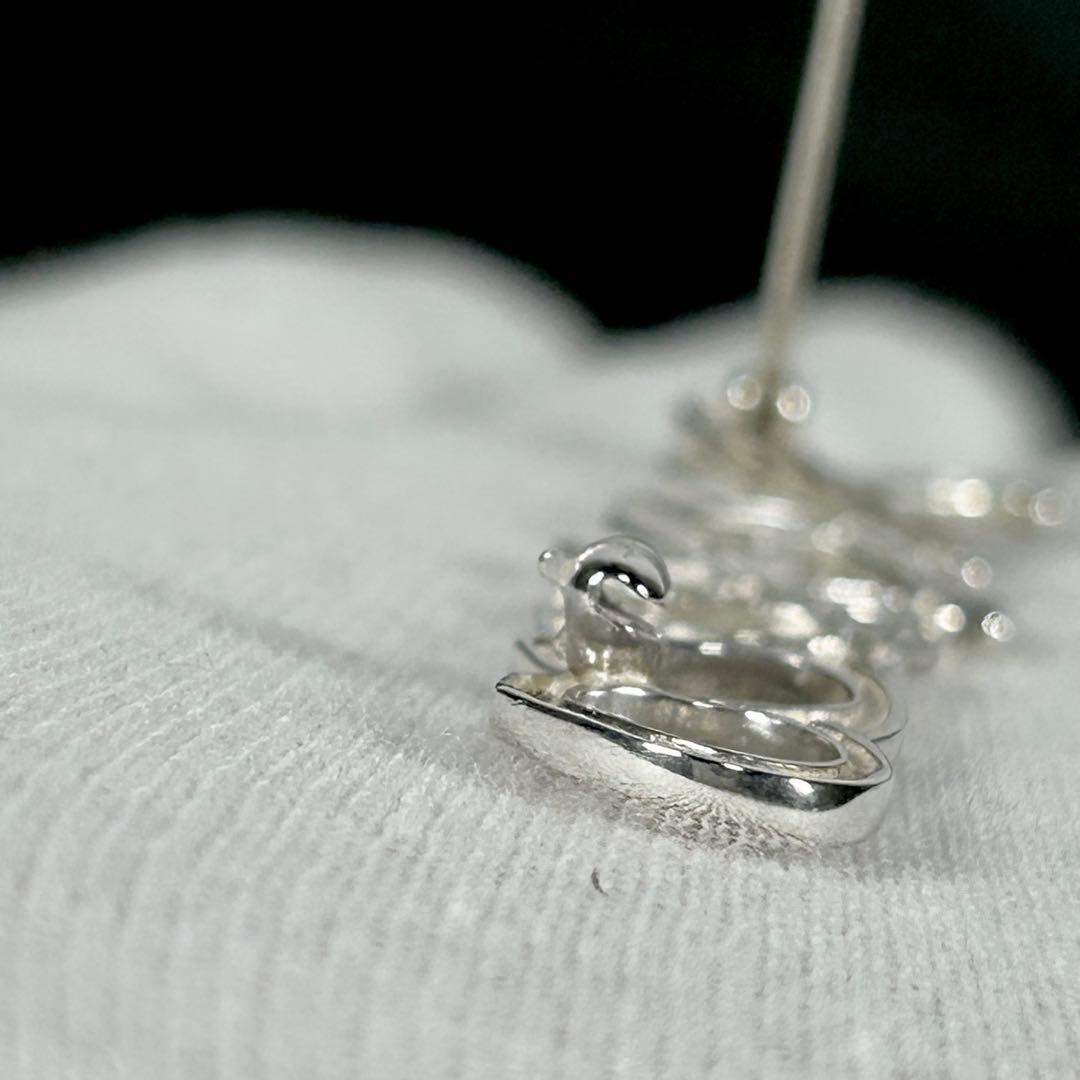 ティファニー ブローチ ラブ&キス シルバー925 ピンバッチ 5.5cm