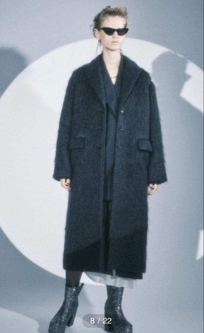 MAISON SPECIAL モヘアシャギーチェスターコート