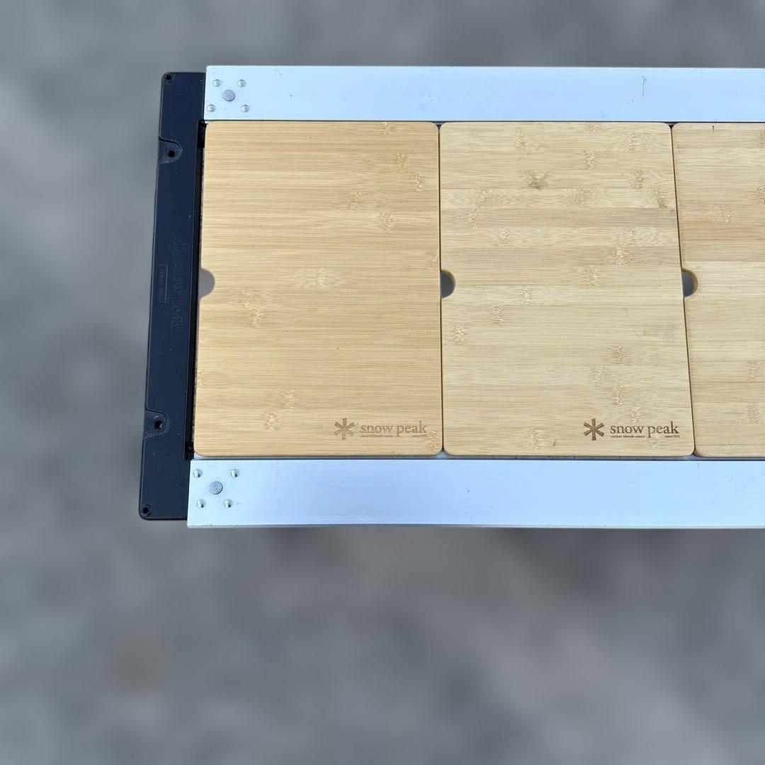  peak アウトドア　板竹製　調理に最適なテーブル