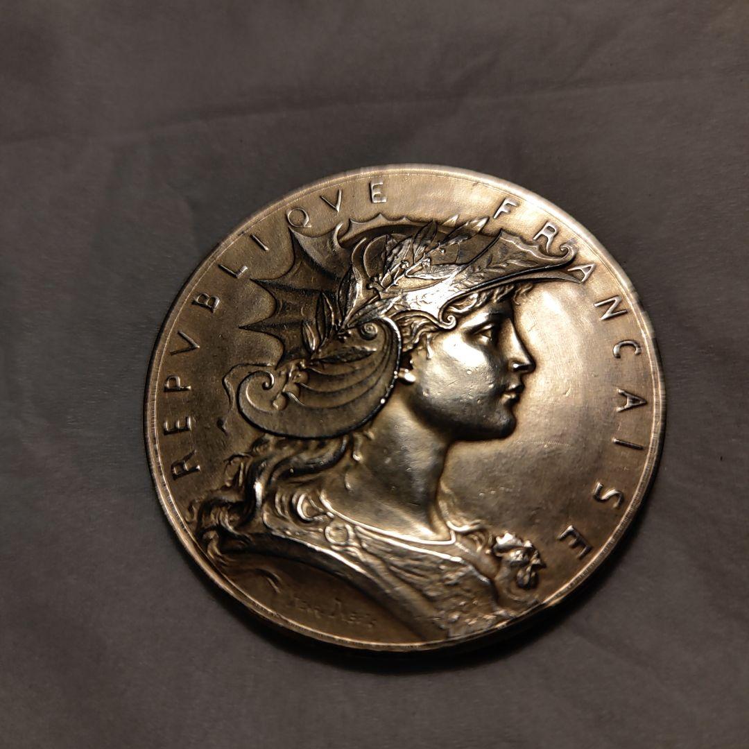 【超レア】1880's フランス マリアンヌ 射撃 シューティング 銀メダル