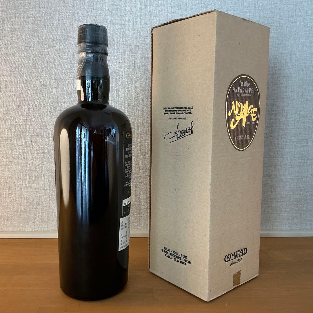 ウイスキー NO AGE Pure Malt Scotch Whisky 1999