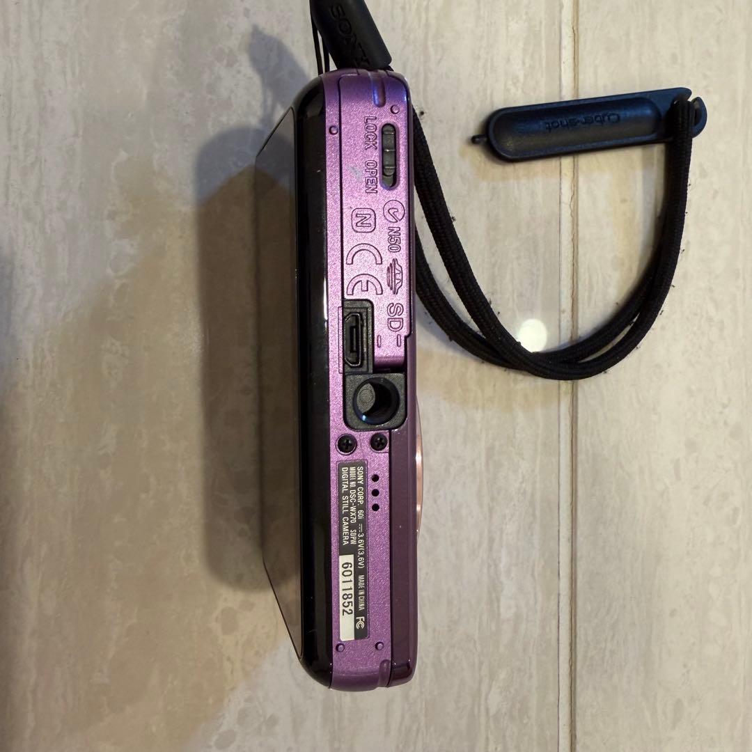 美品！SONY Cyber-shot パープルDSC-WX70 サイバーショット