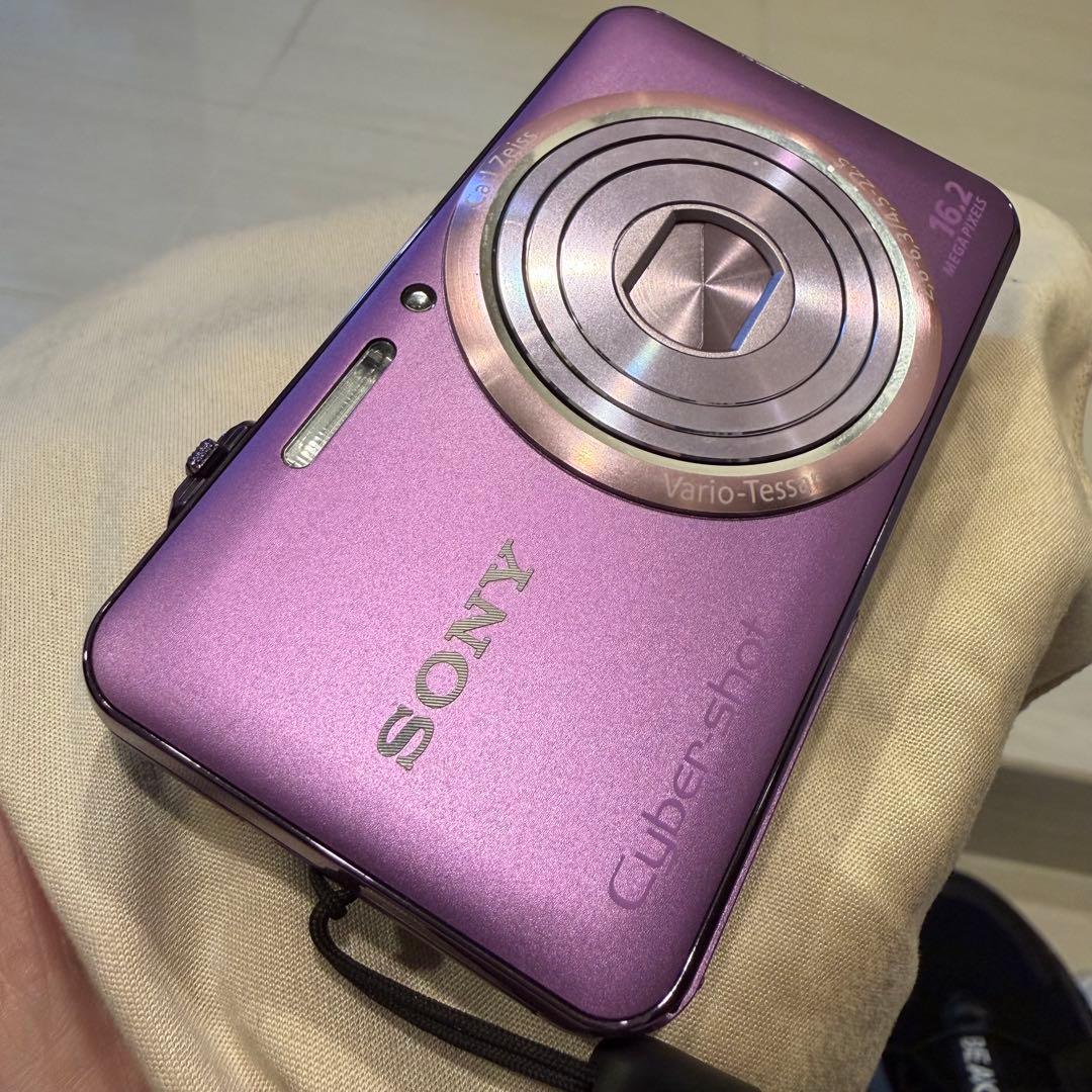 美品！SONY Cyber-shot パープルDSC-WX70 サイバーショット