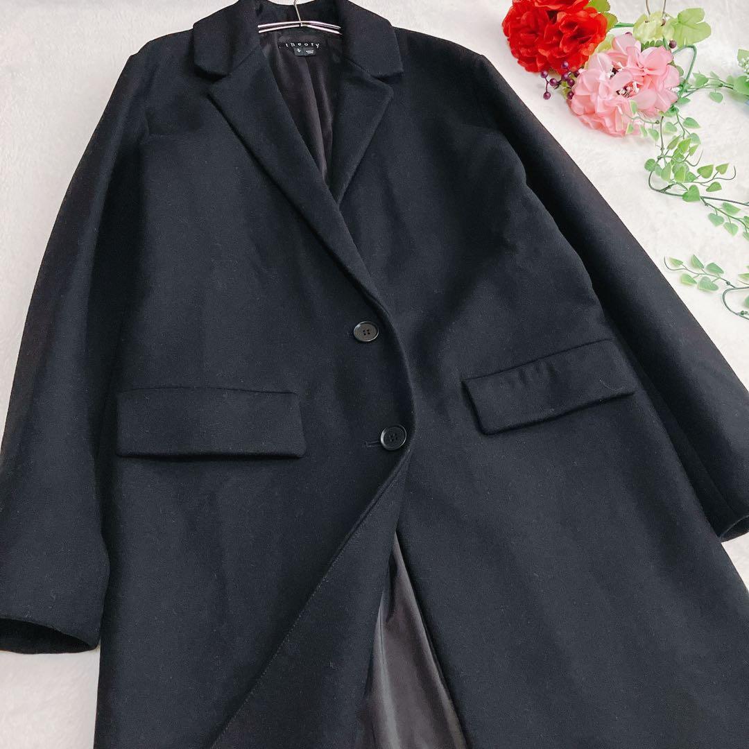 セオリー Theory★カシミヤ ウール ロングチェスターコート SEKARY