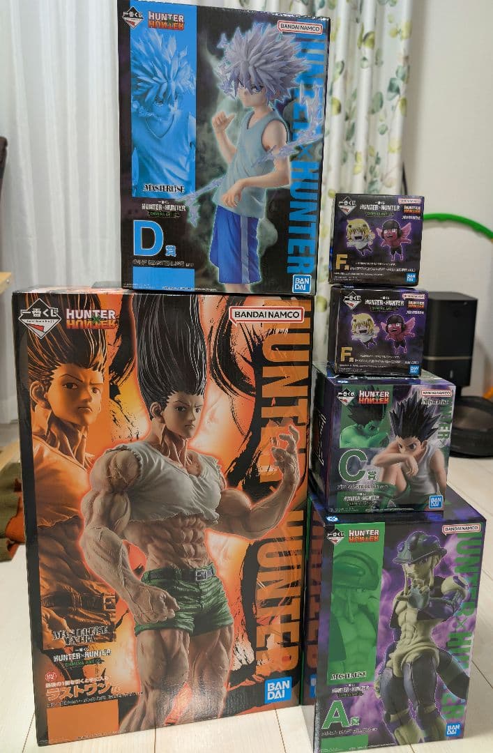 一番くじ HUNTER×HUNTER ラストワン、A、C、D、F賞コンプリート