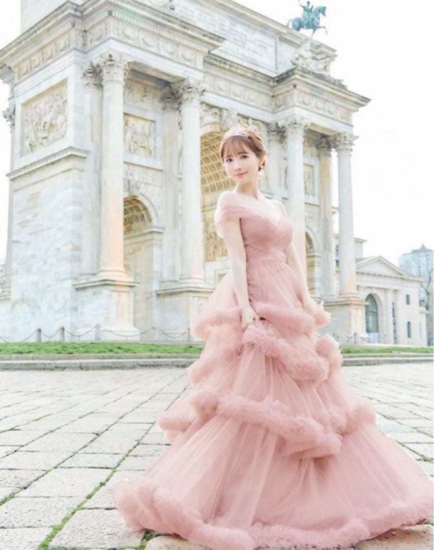 JEAN MACLEAN オフショル　ロングドレス　Mサイズ