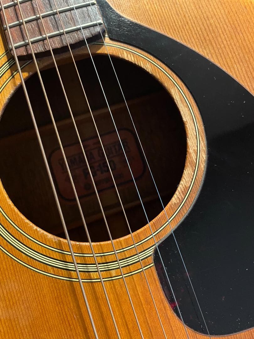 YAMAHA FG-150 赤ラベル ビンテージ 純正ハードケース付