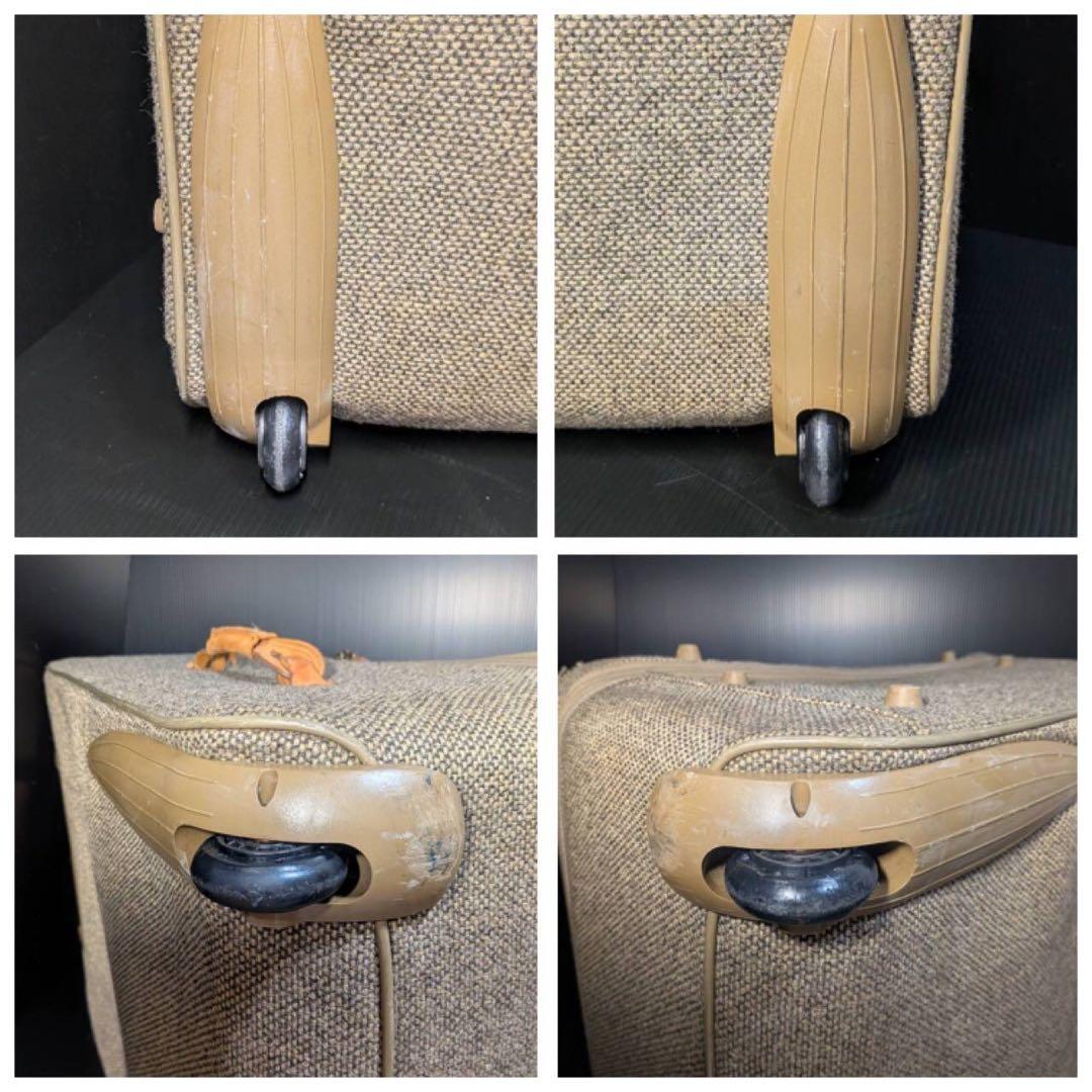 希少サイズ ハートマン ツイードキャリーケース 2輪 拡張機能付 大容量 レア