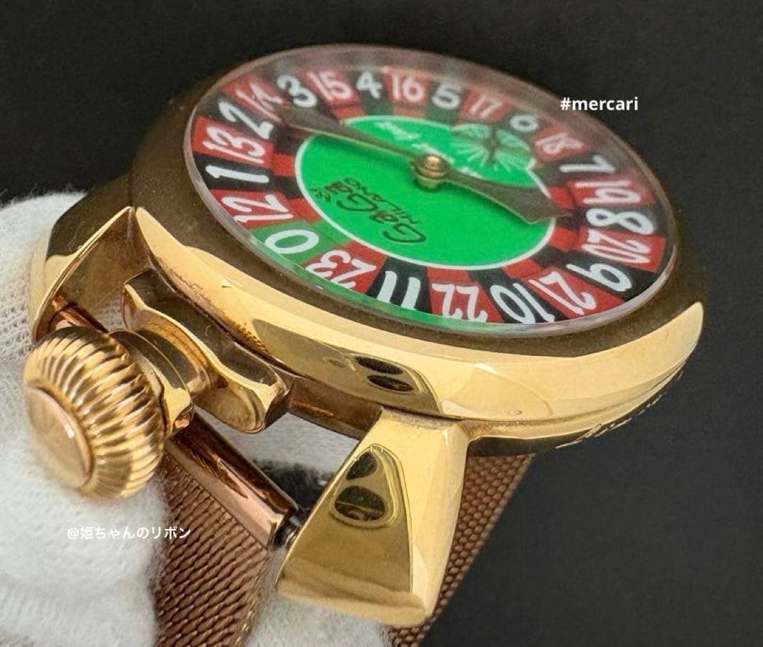 GAGAMILANO マヌアーレ48 手巻き　カジノルーレット
