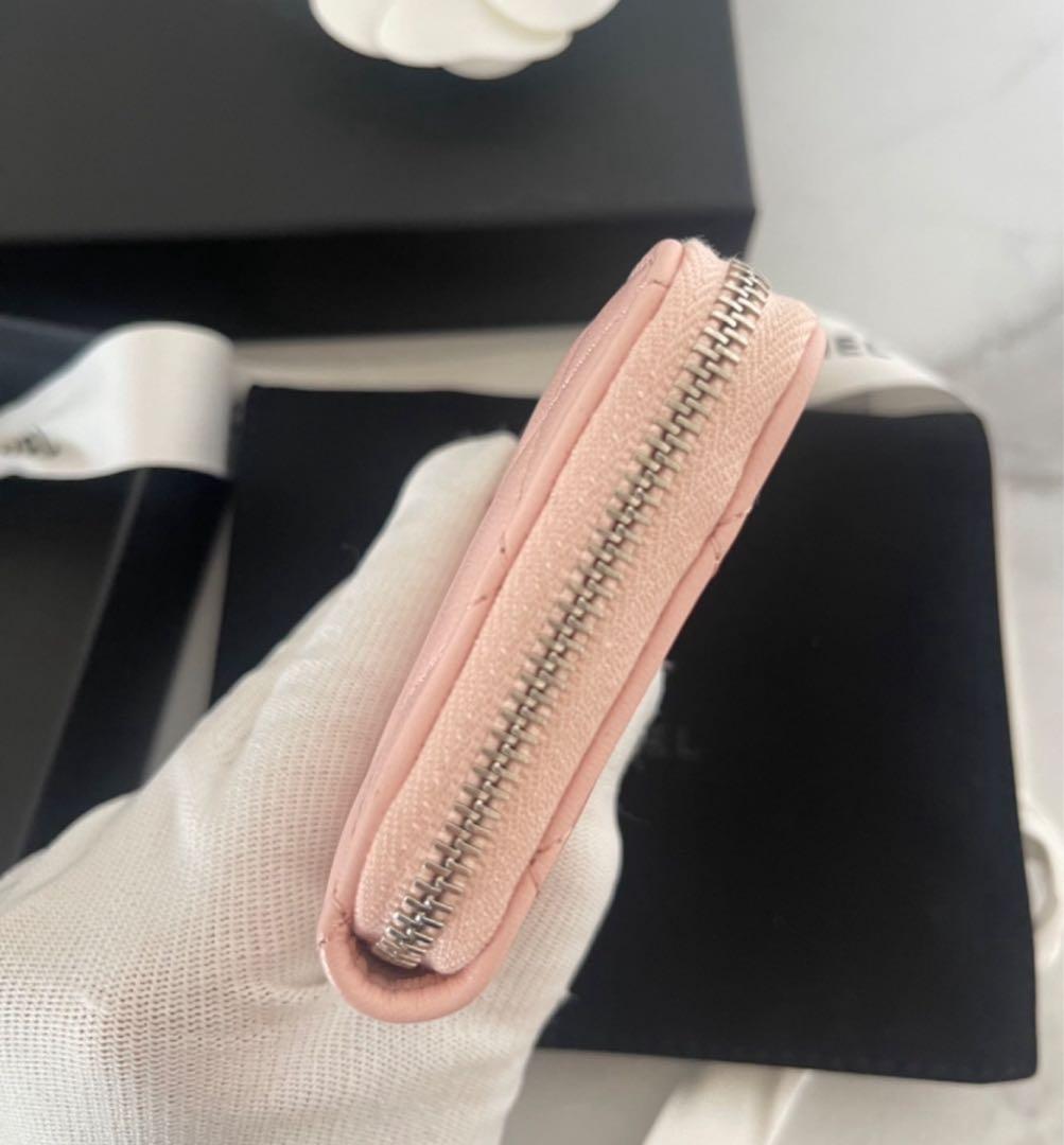 【SALE】CHANEL カードケース ピンク 新品 ミニ財布 箱付き