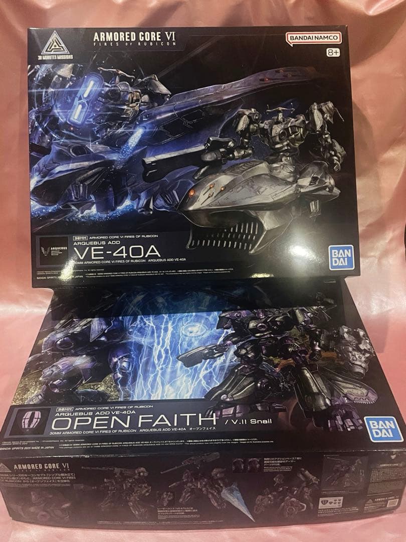 バンダイスピリッツ　アーマードコア　オープンフェイス+ VE-40A セット