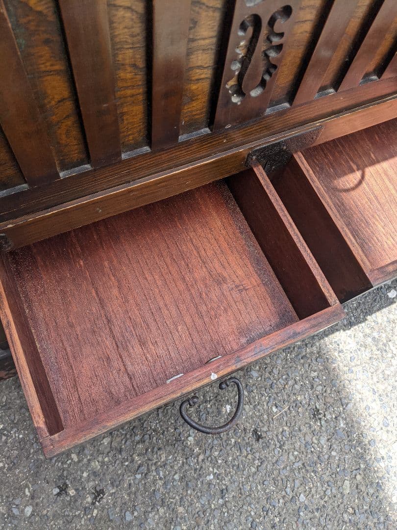断捨離時代家具　時代箪笥　車箪笥 薬箪笥 和箪笥 アンティーク