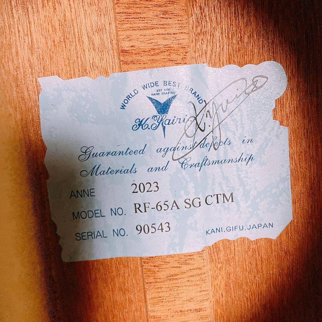 [美品]K.Yairi RF-65A SG CTM アコースティックギター