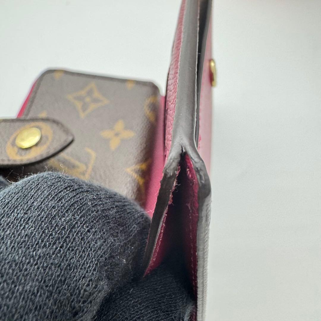 ★超美品★ICタグ ヴィトン モノグラム ポルトフォイユ ジュリエット フーシャ
