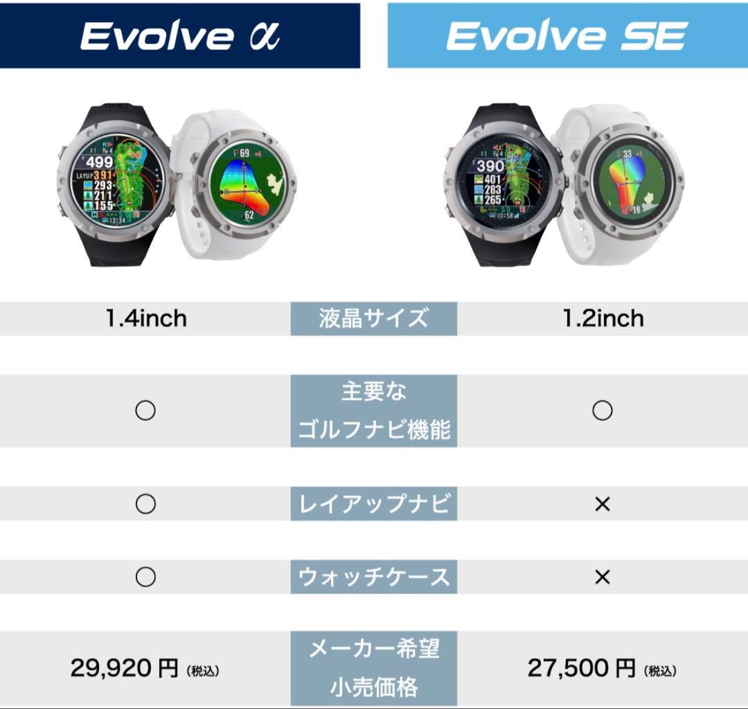 ショットナビ ゴルフ 腕時計型GPSナビ Shot Navi Evolve α