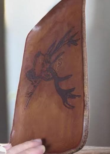 イサム【新】DOUBLE RLRalph Lauren 本革レザー トレイ