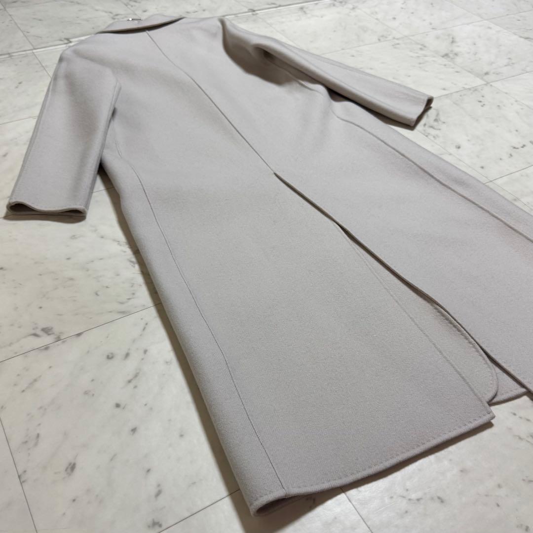 美品 ebure ヘビーメルトン チェスター ロングコート 36 着丈123㎝