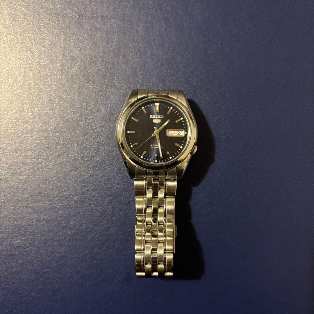 あ*ぱ様 SEIKO5 7S26-01V0 自動巻き 裏蓋スケルトン