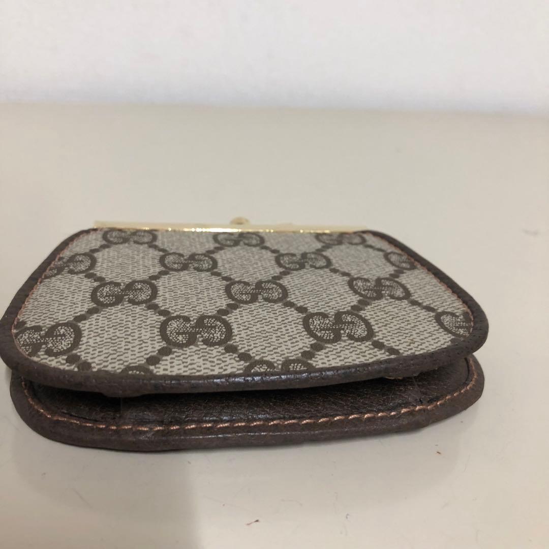 Ｎagi✨様 グッチ　ケース　がま口　GG 柄　PVC レザー