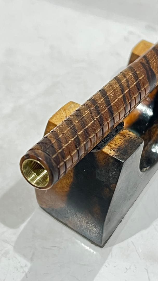 aikok　orenznero支給　ゼブラウッド12角軸　格子何グリップ