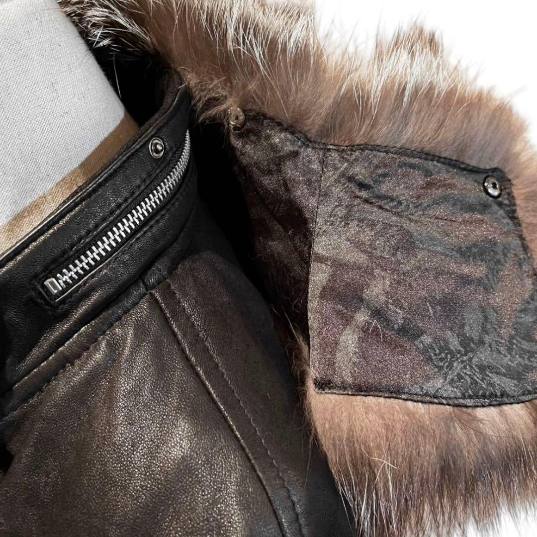 ジャケット・アウター 14th addiction cross zip riders fur