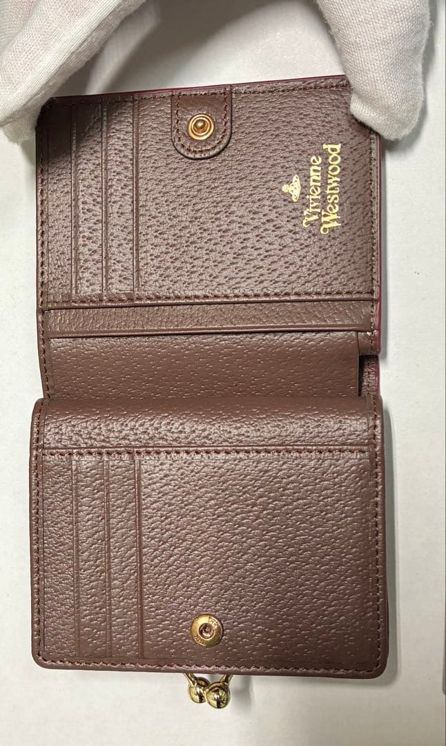 【新品未使用】Vivienne Westwood 二つ折り財布 ブラウン