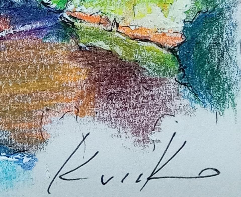 GB114★原画を飾る！！★師：平山郁夫★東京芸大卒★有名百貨店人気作家