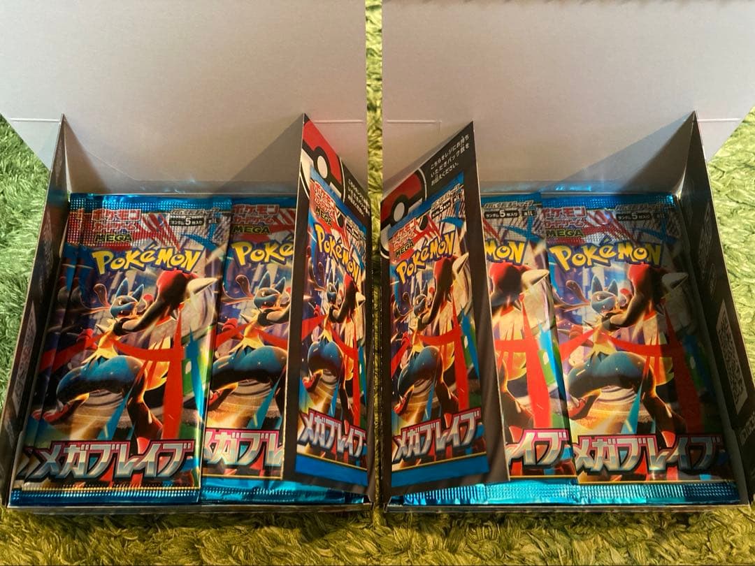メガブレイブBOXシュリンクなし　ポケモンカード　ルカリオ　フシギバナ　リーリエ