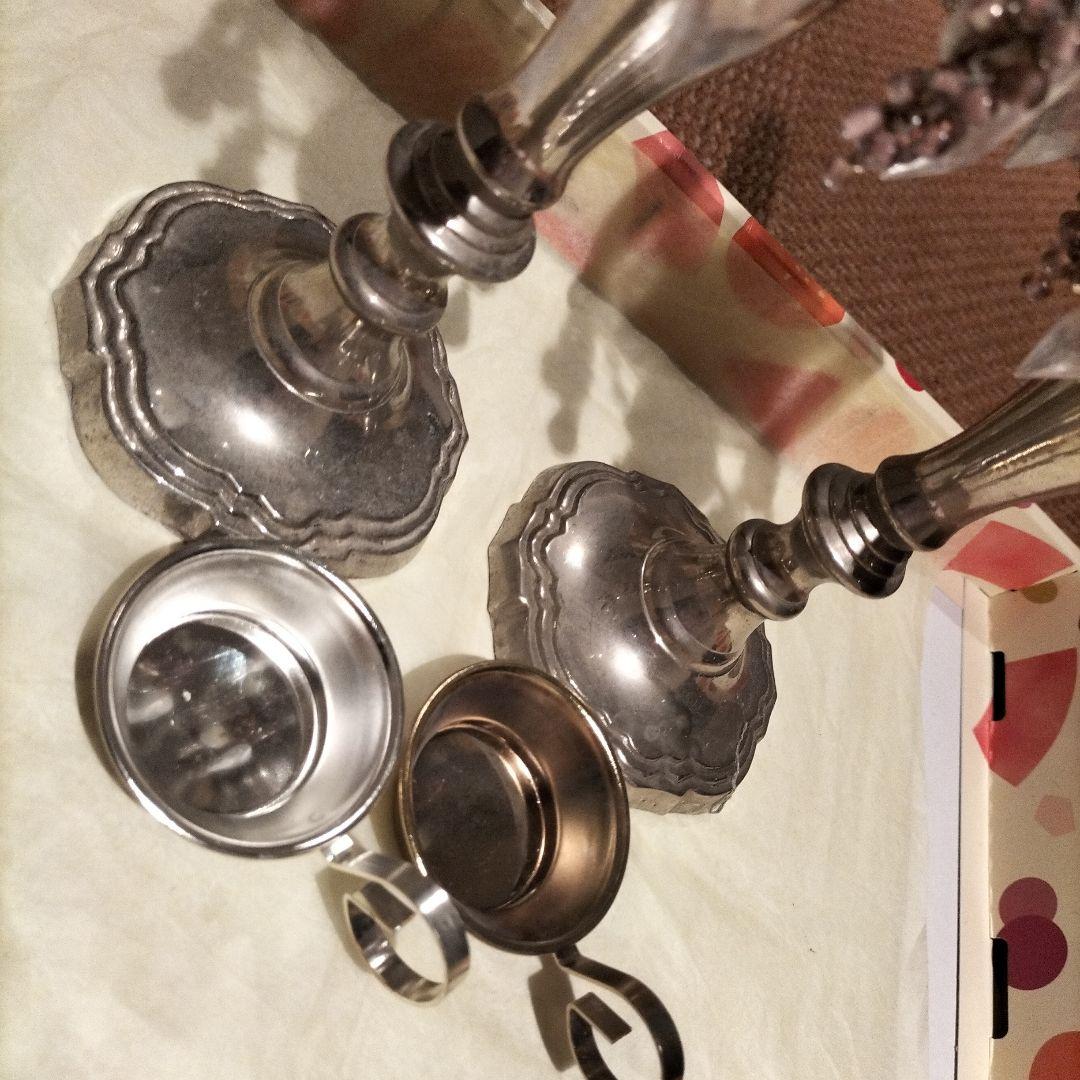 訳アリ4点セットsale♥エキゾチック燭台×2✨新品CANDLE台×2