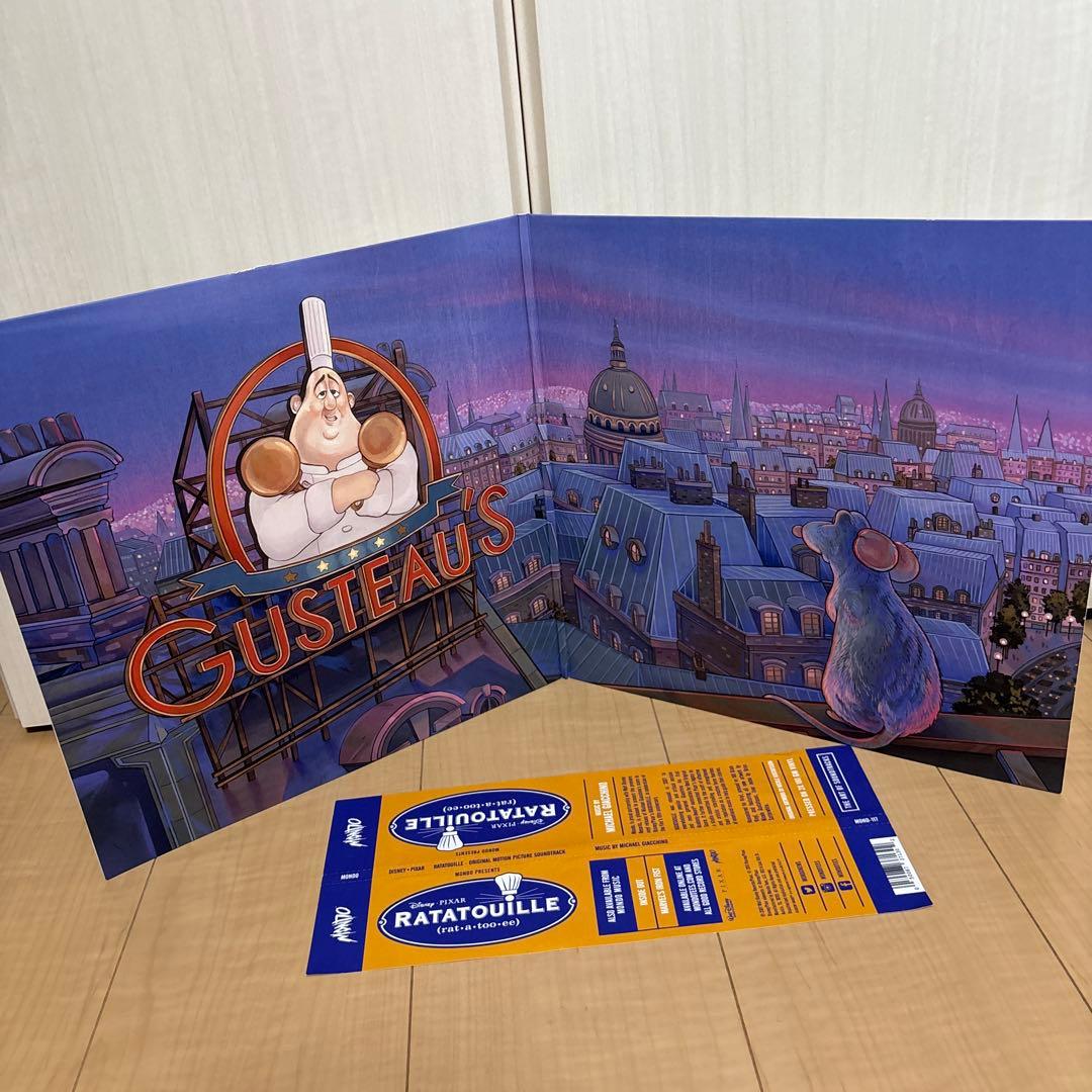 【レア】限定カラー盤レコード　レミーのおいしいレストラン ost　ピクサー