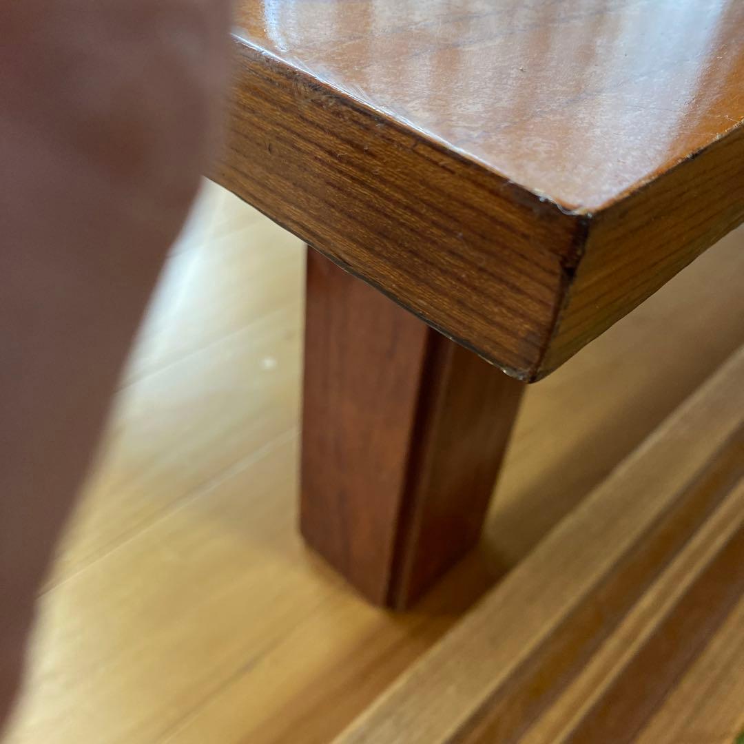 和室　ローテーブル　木目調 大きめ 木製座卓　　古家具　約７４✖️１２８✖️３２㎝