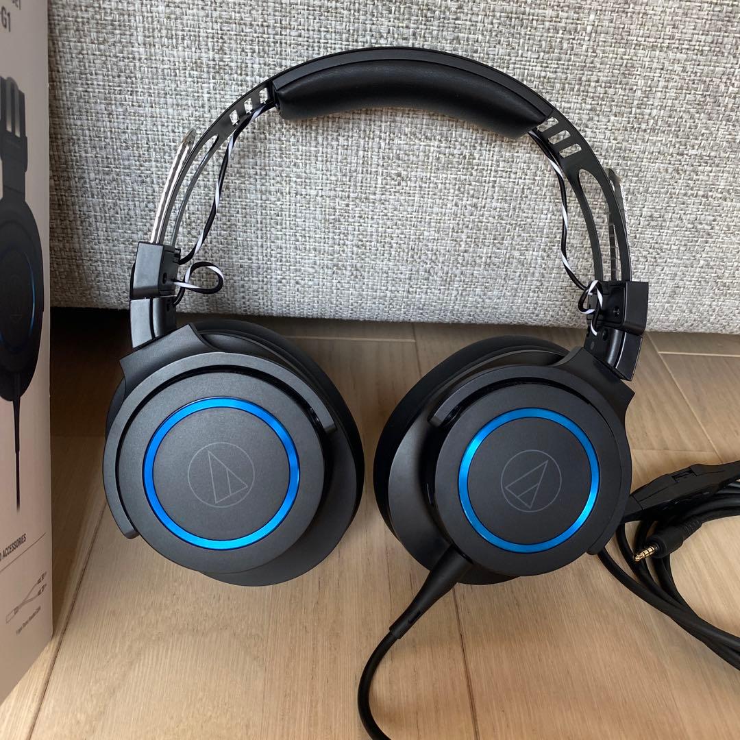 美品3回のみ使用audio-technica ATH-G1ゲーミングヘッドセット