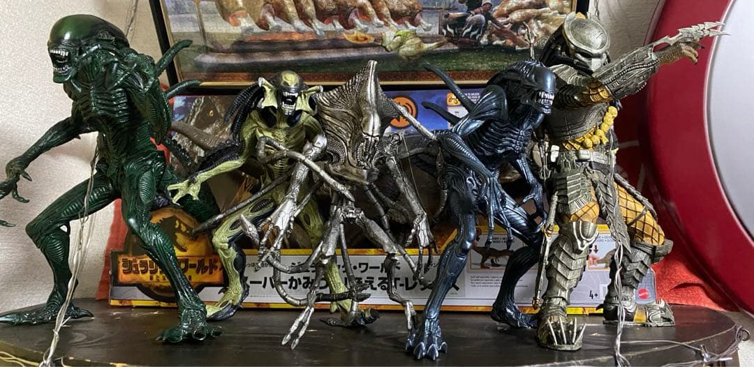 T*7様 エイリアン プレデリアン プレデター フィギュア セット 一応16日ま