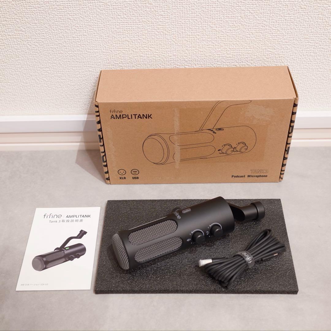 FIFINE Tank3 ダイナミックマイク USB/XLR接続可能