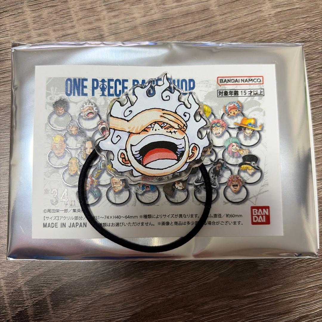 ONEPIECE かおかおおかおヘアゴム　ギア5ルフィ