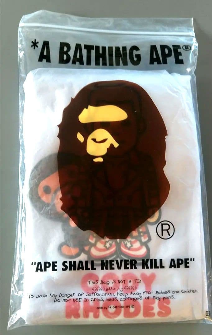 BAPE WWE CODY RHODES Tシャツ 新品未開封 S