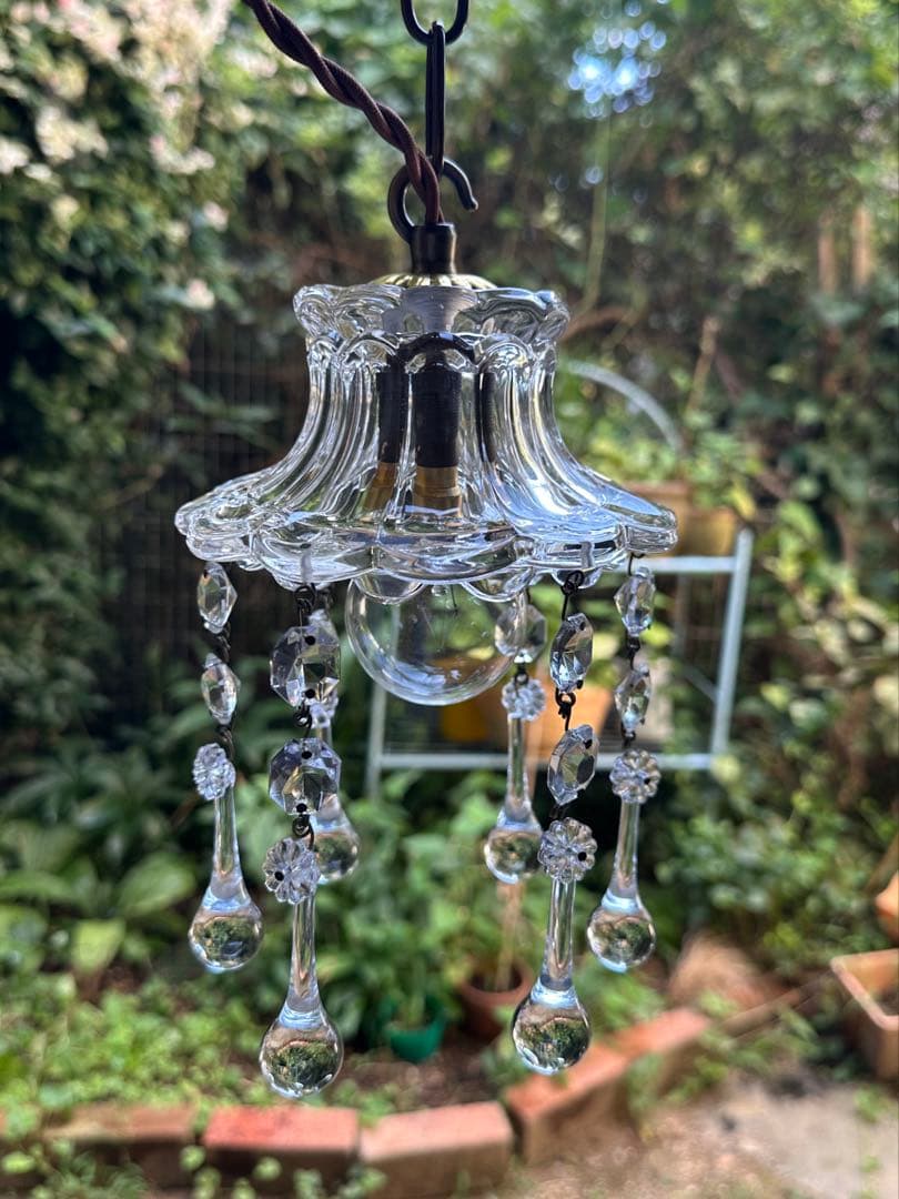 ＊ラスト1個＊ フランス アンティーク 大きな可愛いお花のミニシャンデリア＊