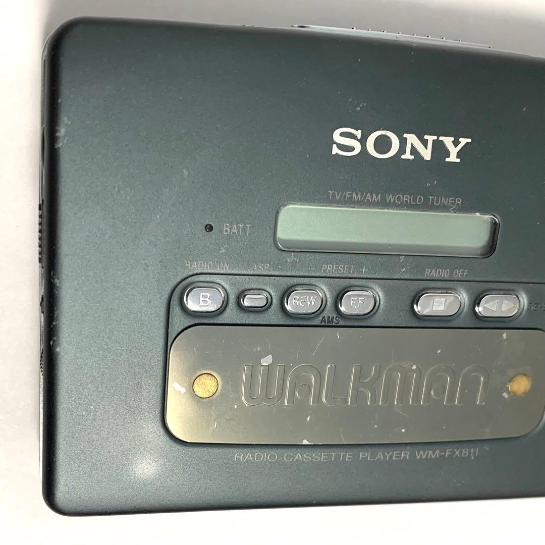 【整備品】SONY WALKMAN カセットウォークマン WM-FX811